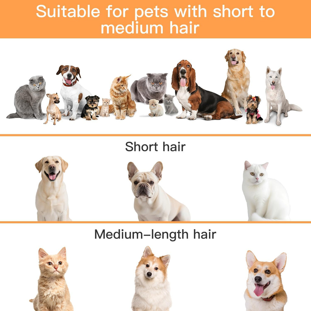 AIRROBO Dog Grooming Vacuum Kit,12000Pa Strong Pet Vacuum for Shedding,Grooming Hai,Quiet,PG100,2L Large Capacity