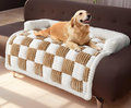 Luxury Eco-Friendly Thickened Square Fashion Checkered Design Pet Bed Mat